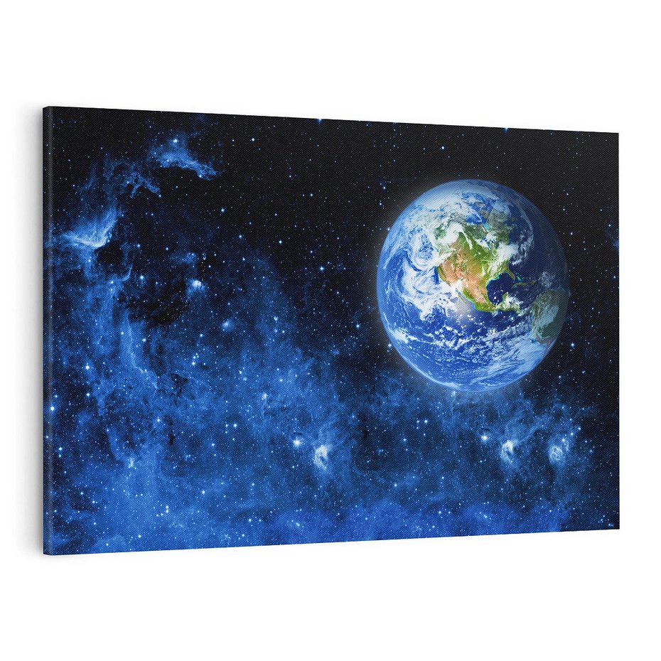 Obraz na płótnie 100x70 - Magia kosmicznej nocy - gwiazdy, kosmos