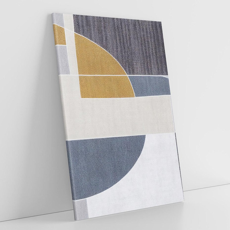 Obraz na płótnie 50x70 - Odbicie wschodzącego jutra - graficzne kształty, geometria