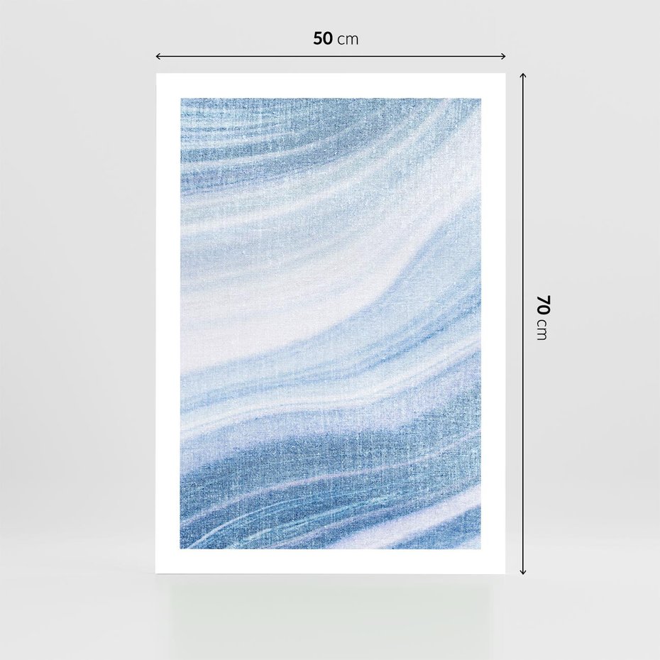 Plakat bez ramy 50x70 - Abstrakcyjna akwarela - abstrakcja, akwarela