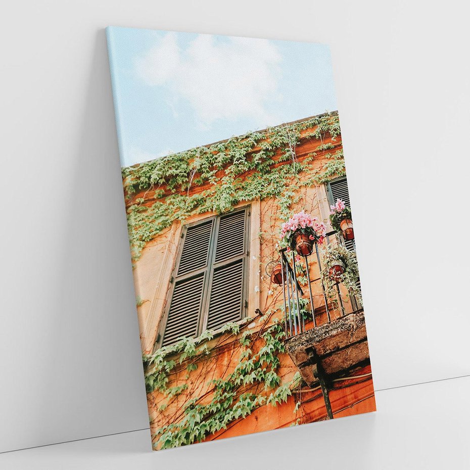 Obraz na płótnie 80x120 - Okno do włoskich budynków - włoskie, budynki