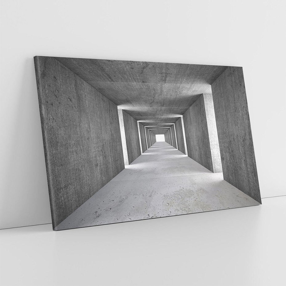 Obraz na płótnie 70x50 - Abstrakcyjna głębia - 3D, tunel