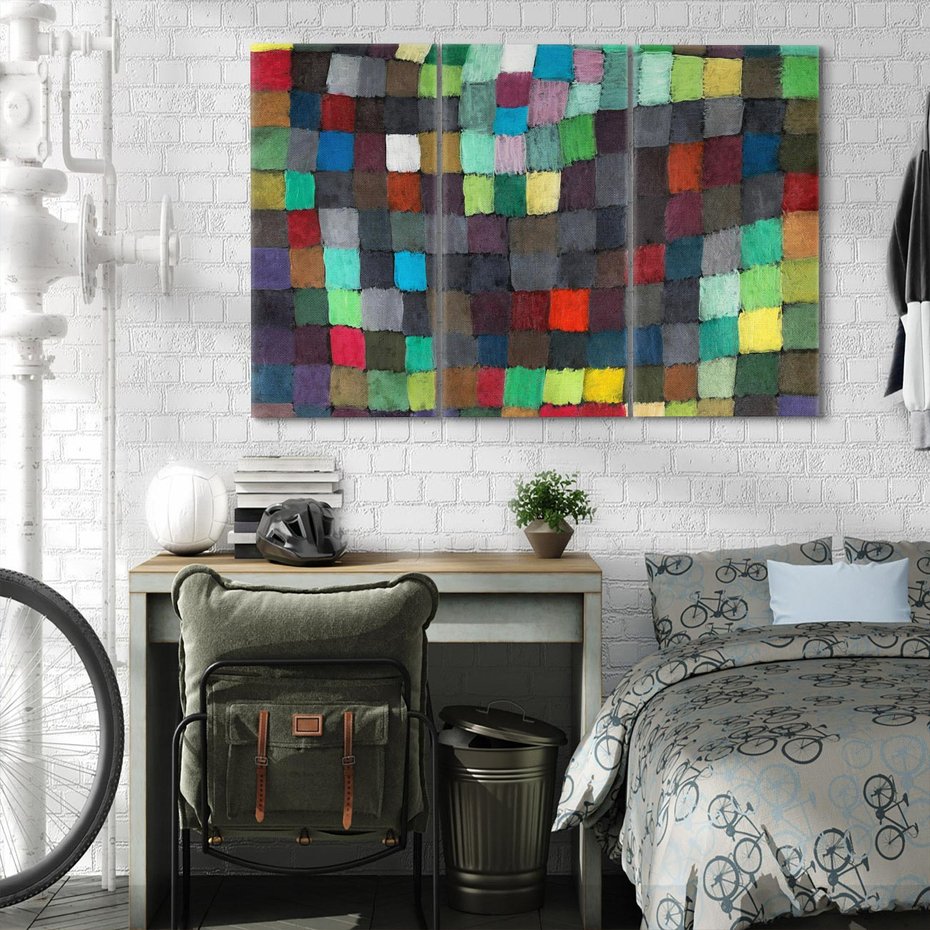 Obraz na płótnie 120x80 - May Picture 1925, Paul Klee - Reprodukcja - reprodukcja, obraz na płótnie