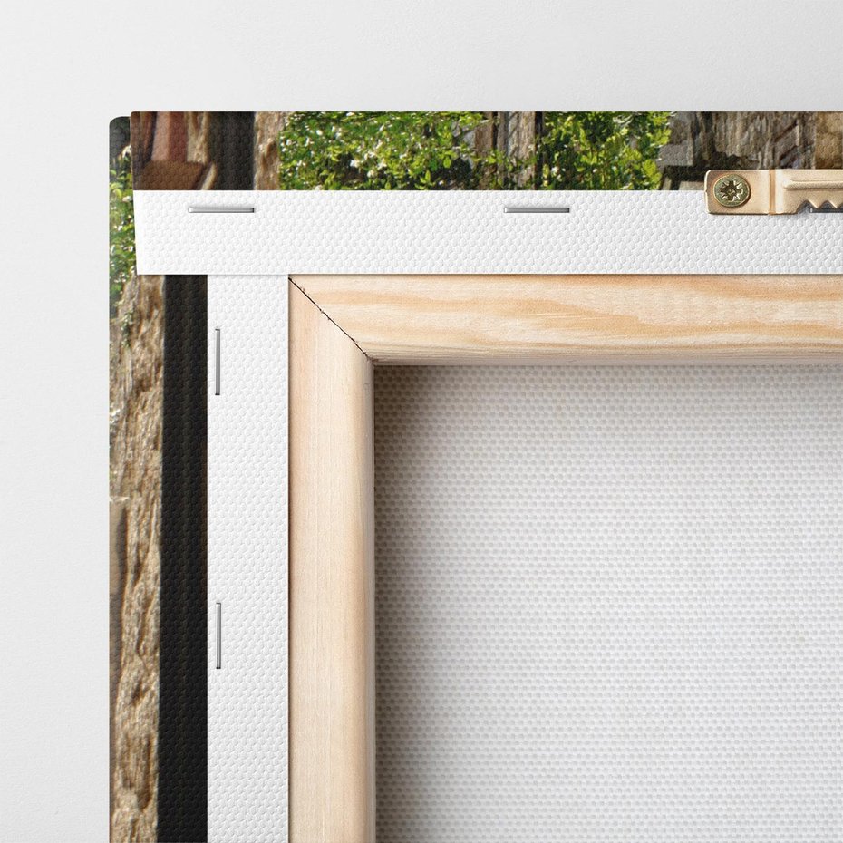 Obraz na płótnie 50x70 - Urokliwa włoska uliczka - włoska, uliczka