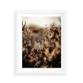 Plakat w ramie 40x50 - Jesienny Mikrokosmos - suchetrawy, jesienny klimat - rama biała