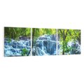 Obraz na płótnie 150x50 - Meksykański wodospad w lesie - wodospad, las