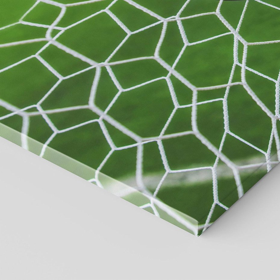 Obraz na płótnie 140x70 - Sportowa rywalizacja - bramka, piłka