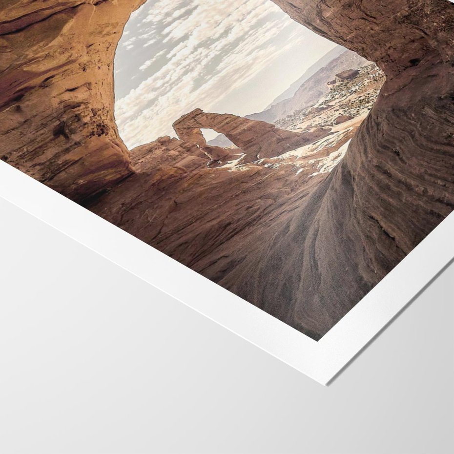 Plakat bez ramy 30x40 - Kanionowy Labirynt - pustynia, skały
