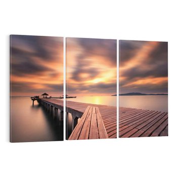 Obraz na płótnie 120x80 - Marina nad Oceanem - Tajlandia, marina