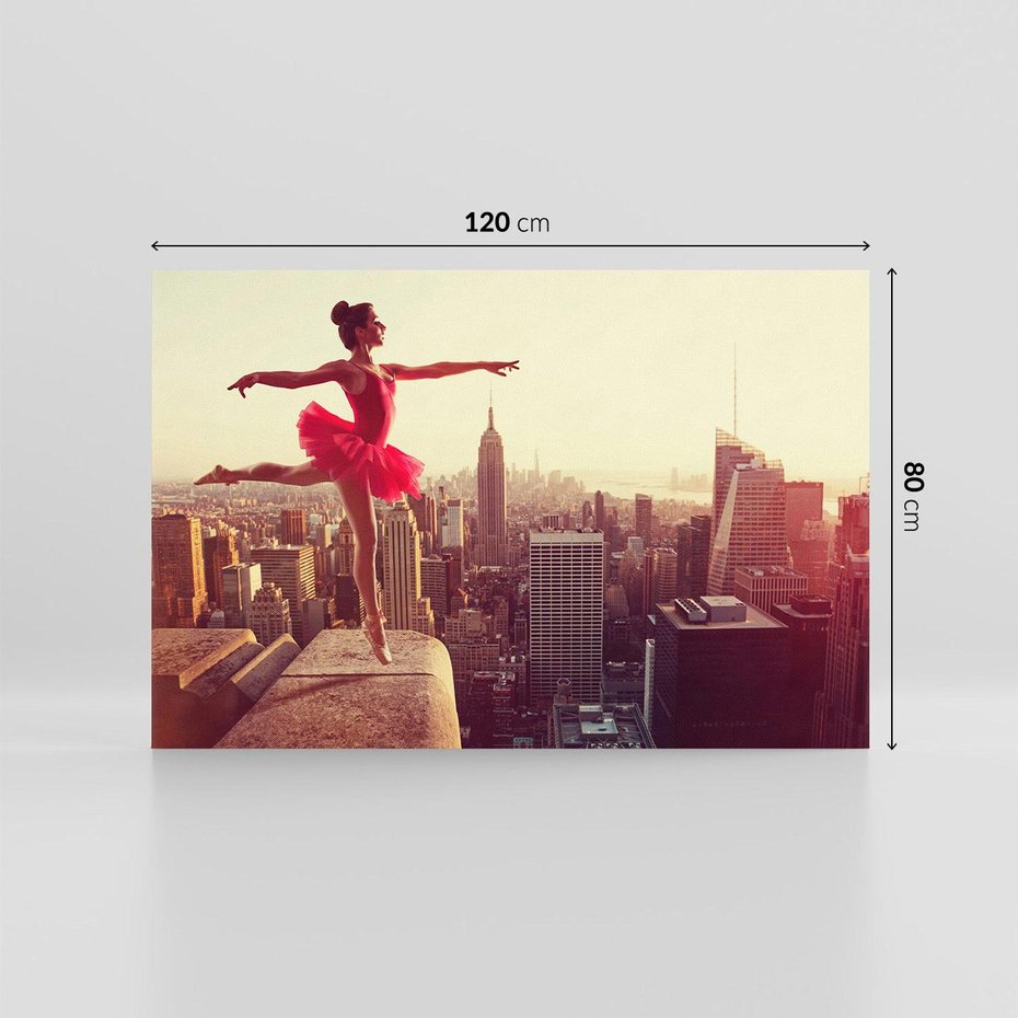 Obraz na płótnie 120x80 - Elegancja ruchu - balet, taniec