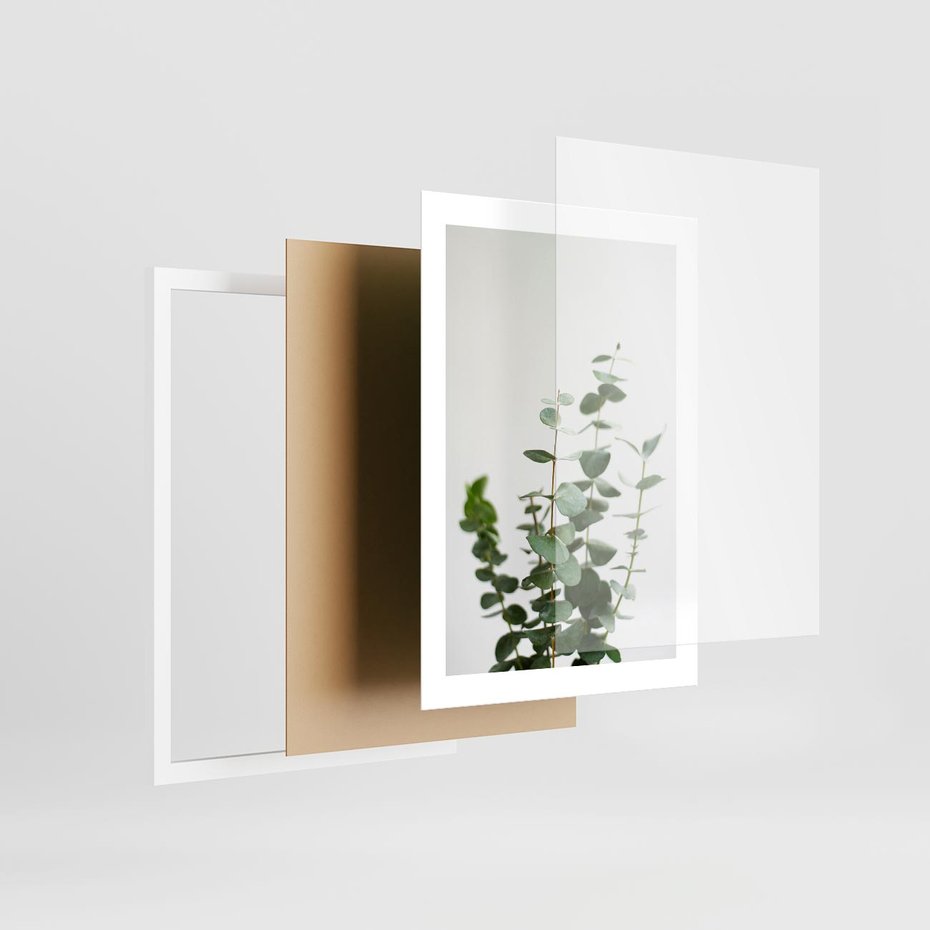 Plakat w ramie 30x40 - Żywa eukaliptusowa zieleń - eukaliptus, zielone - rama biała