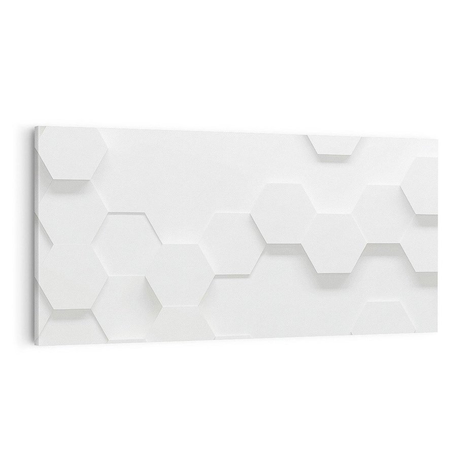 Obraz na płótnie 140x70 - Przestrzenne Zabawy - geometryczne, 3D