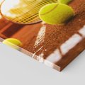 Obraz na płótnie 70x70 - Moc sportowej rywalizacji - tenis, kort