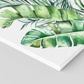Obraz na płótnie 60x60 - Piękno Złotej Rośliny - złote, liście