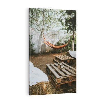 Obraz na płótnie 80x120 - Harmonia i Spokój - boho, relaks