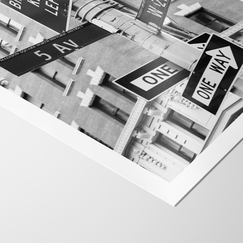 Plakat bez ramy 50x70 - Nowojorska Droga - nowy jork, fotografia