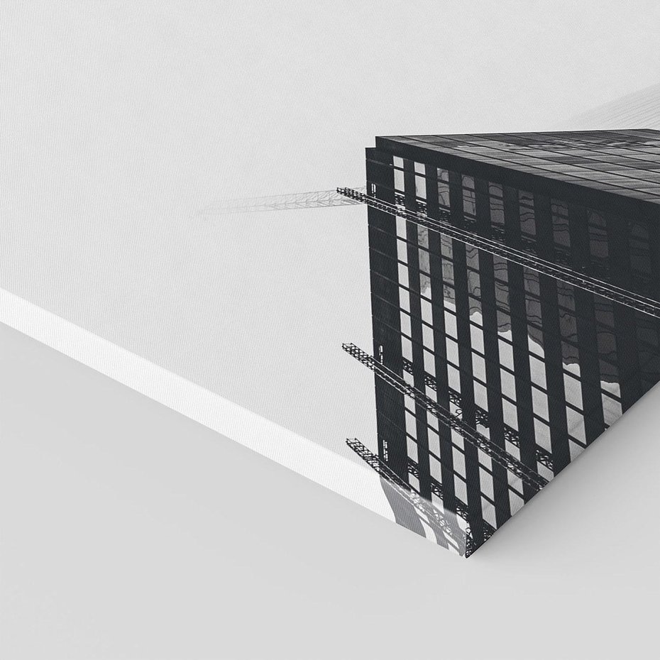 Obraz na płótnie 50x70 - Nowoczesna Dynamika - perspektywa, wieżowce