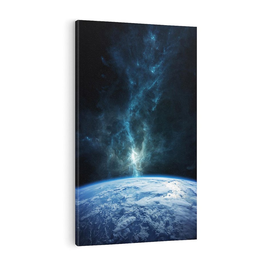 Obraz na płótnie 50x70 - Wędrówka przez galaktyki - ziemia, kosmos