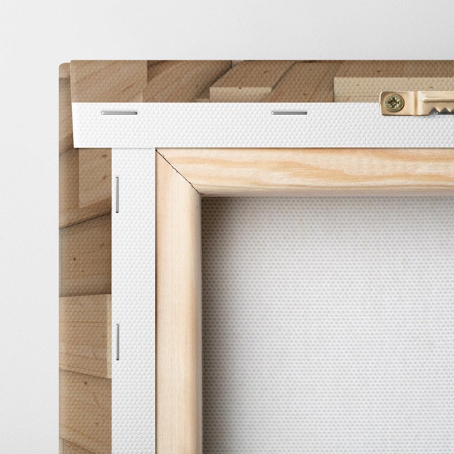 Obraz na płótnie 40x40 - Abstrakcyjny 3D tunel: Podróż w głębię - 3D, tunel