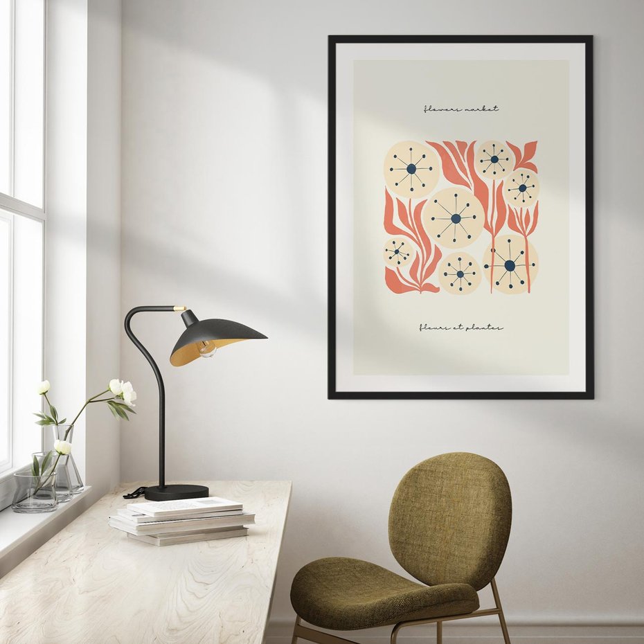 Plakat bez ramy 21x30 - Dmuchawce w Abstrakcji - dmuchawce, abstrakcja