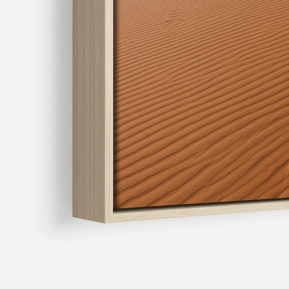 Obraz w ramie 100x70 - Piasek pustyni w ogniu - pustynia, piasek - rama drewno