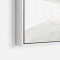 Obraz w ramie 50x50 - Impresje Energii - rozmyte cienie, abstrakcja - rama biała