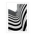 Plakat bez ramy 40x50 - Nowoczesność w Monochromii - nowoczesna architektura, czarno białe zdjęcie