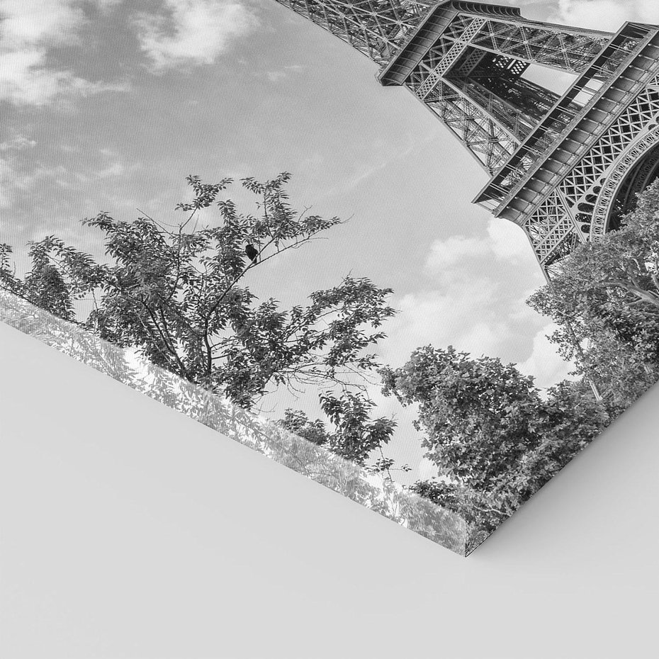 Obraz na płótnie 40x40 - Piękno architektury - Wieża, Eiffla