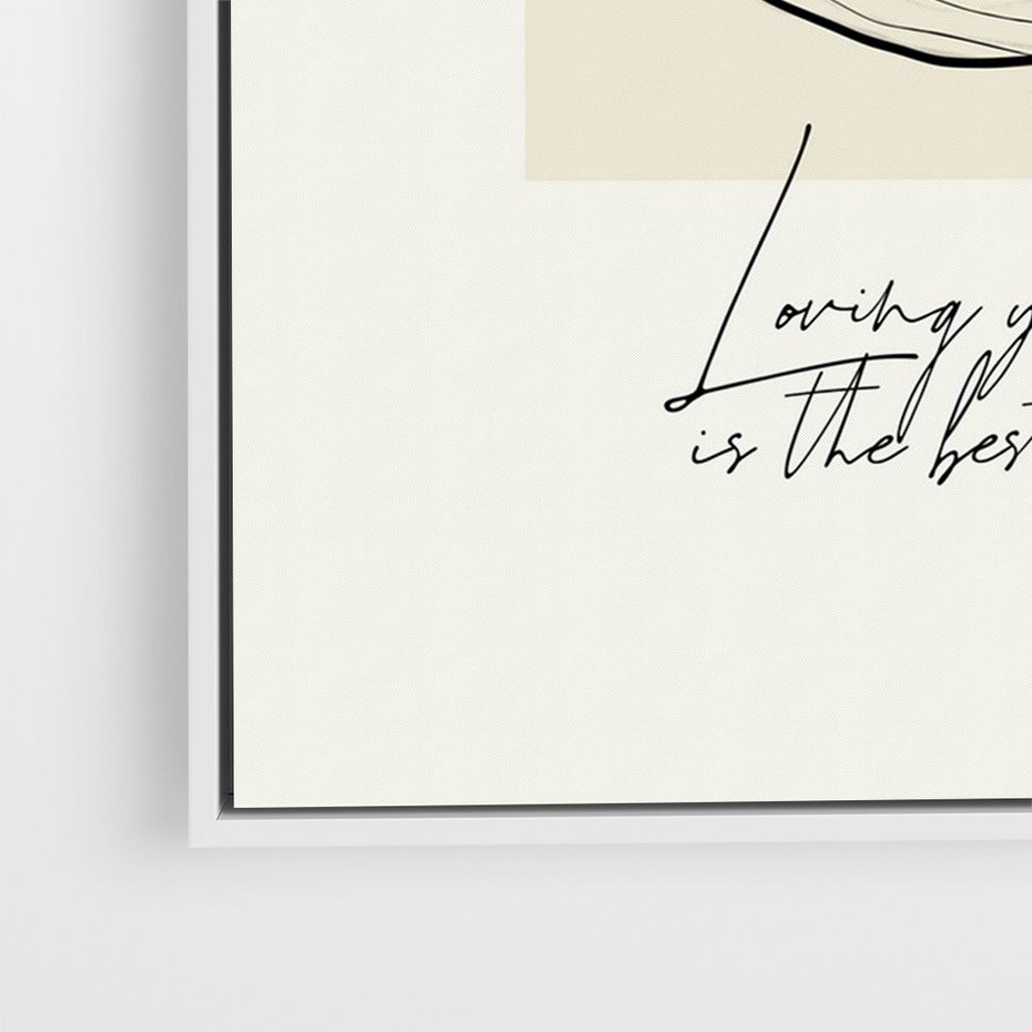 Obraz w ramie 70x100 - Kobieca Moc - nowoczesna sztuka kobieca, plakat - rama biała