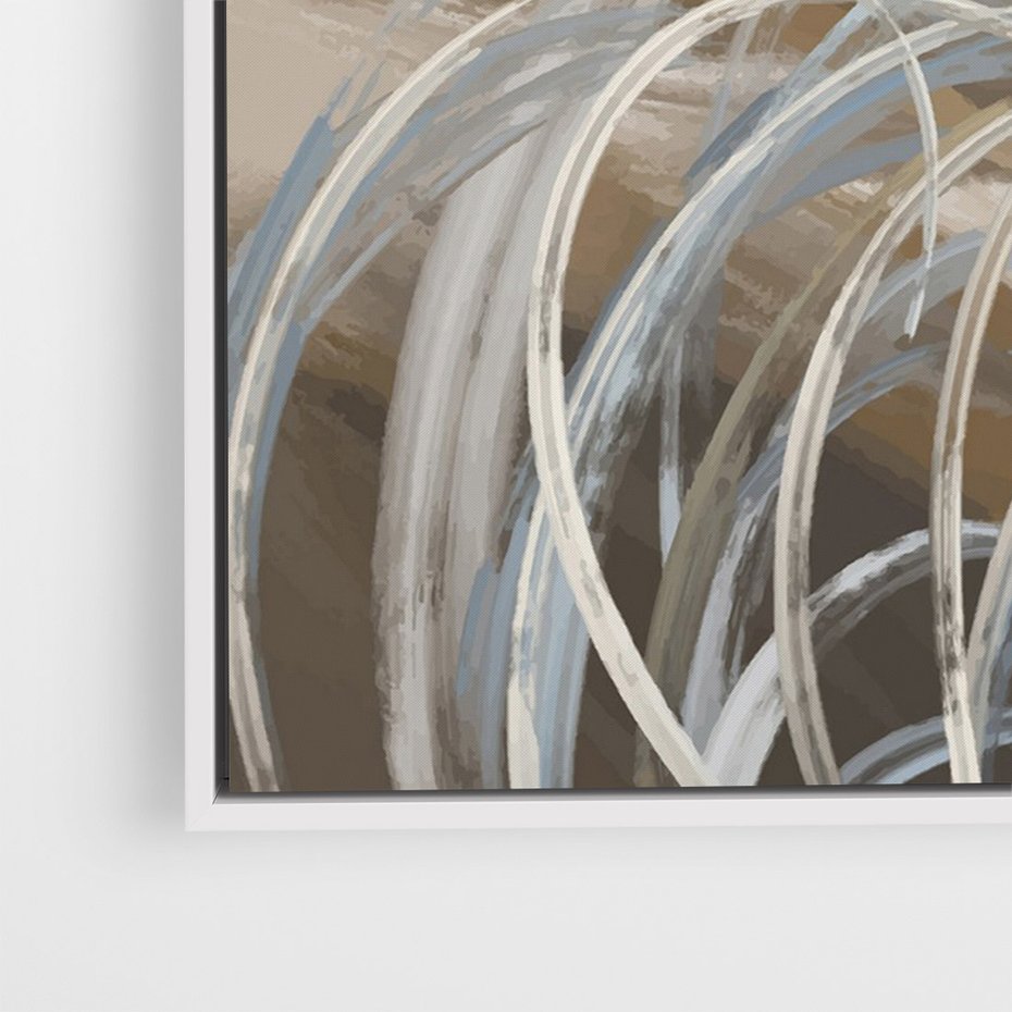 Obraz w ramie 50x70 - Zaklęty Wschód - akwarela, obraz - rama biała