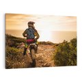 Obraz na płótnie 100x70 - Pasja i Dynamika - motocykl, cross