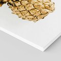 Obraz na płótnie 50x70 - Ekskluzywny Akcent - złoty, ananas