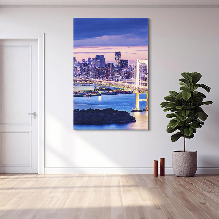 Obraz na płótnie 70x100 - Tokio - pulsujące serce Japonii - Tokio, Japonia