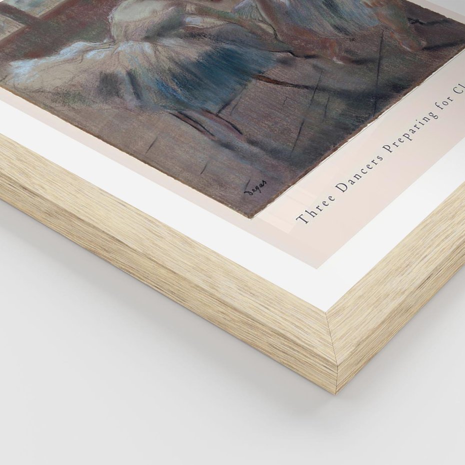 Plakat w ramie 50x70 - Elegancja Baletu na Plakacie - reprodukcja, degas - rama drewno