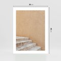 Plakat bez ramy 30x40 - Schod w Beżu - schody, minimalizm