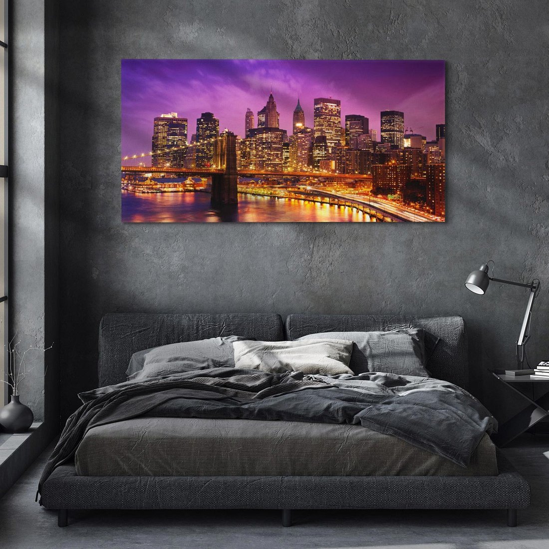 Obraz na płótnie 120x60 - Nowy Jork: miasto nieprzespanych nocy - New York, USA