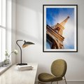 Plakat bez ramy 21x30 - Eiffla - ikona Paryża - Eiffla, Paryż