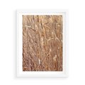 Plakat w ramie 50x70 - Mistrzowskie suche trawy - suche, trawy - rama biała