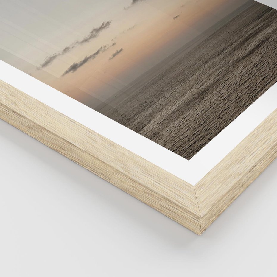 Plakat w ramie 40x50 - Chwila Romantyzmu - morze, niebo - rama drewno