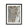 Plakat w ramie 30x40 - Spokój w Beżu - zdjęcie, naturalna tekstura - rama czarna