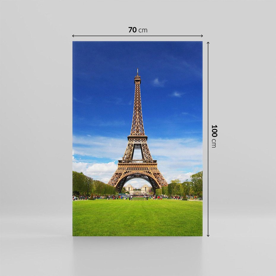 Obraz na płótnie 70x100 - Eiffla: symbole Paryża - Eiffla, Paryż