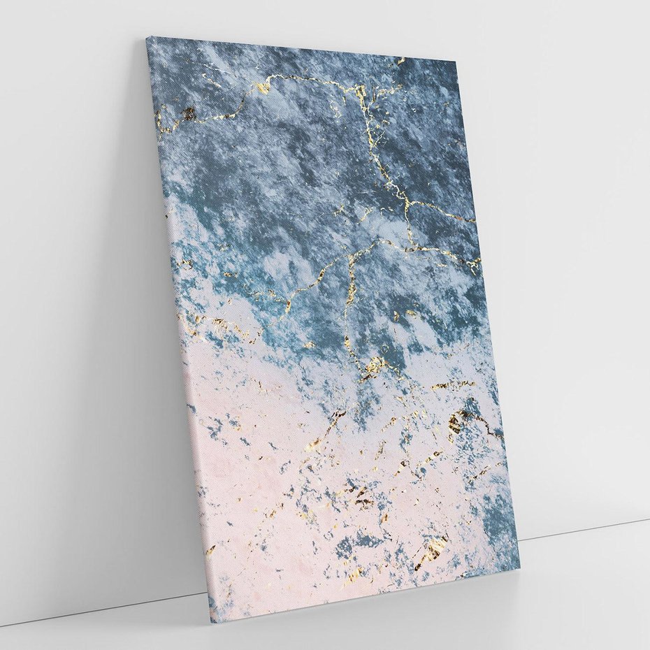 Obraz na płótnie 70x100 - Elegancja i Wyrafinowanie - marmur, złoto