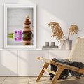 Plakat w ramie 30x40 - Spa japońskie: sztuka relaksu - spa, japońskie - rama biała