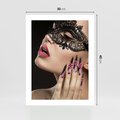 Plakat bez ramy 30x40 - Piękno na tipsach - beauty, manicure