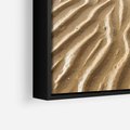 Obraz w ramie 50x50 - Piasek i Nieskończoność - pustynia, piasek - rama czarna