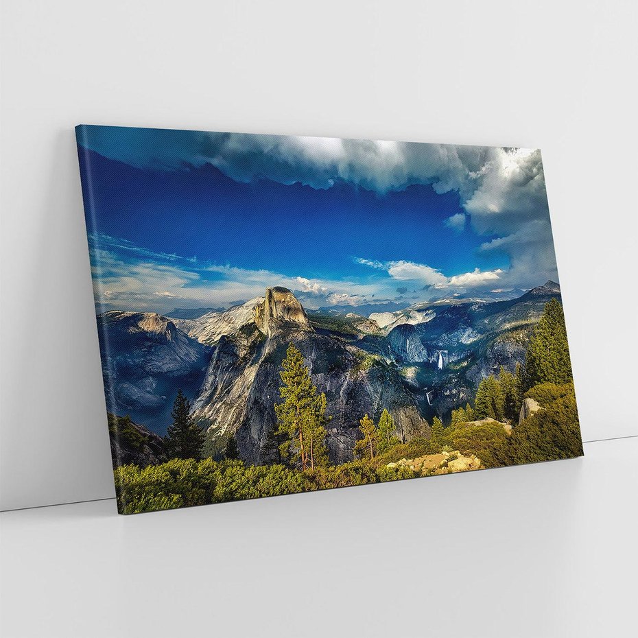 Obraz na płótnie 120x80 - Zaklęty las oaza spokoju - góry, las