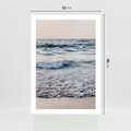 Plakat bez ramy 21x30 - Malowniczy Nadmorski Krajobraz - morze, fale