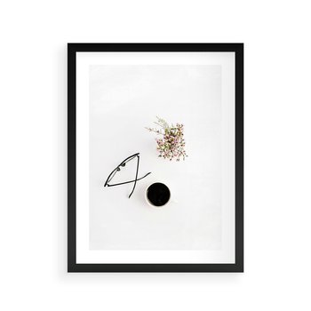 Plakat w ramie 40x50 - Codzienne Radości - kompozycja, bukiet - rama czarna