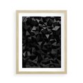 Plakat w ramie 40x50 - Geometryczna nowoczesność - geometryczne, nowoczesne - rama drewno