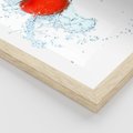 Plakat w ramie 30x40 - Apetyczna KuchniaNowoczesna Ekspresja - pomidor, jedzenie - rama drewno