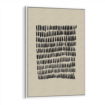 Obraz w ramie 80x120 - Echa Zapomnianych Wymiarów - nowoczesna sztuka, plakat - rama biała